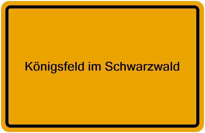 Handelsregisterauszug Königsfeld im Schwarzwald